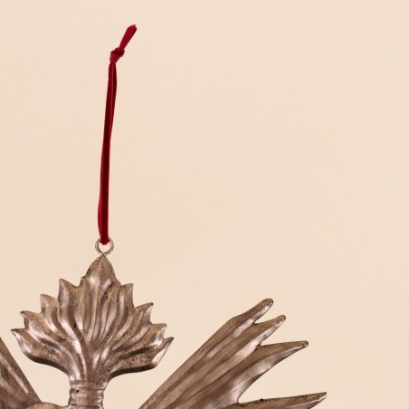 Ex voto cœur 24cm en métal doré | Hashtag Déco