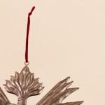 Ex voto cœur 24cm en métal doré | Hashtag Déco