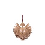 Ex voto cœur 24cm en métal doré | Hashtag Déco