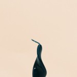 Bougies torsadées vertes en paraffine 25cm | Hashtag Déco