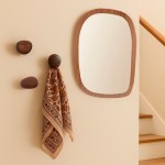 Set de 3 patères bois foncé galet élégant | Hashtag Déco