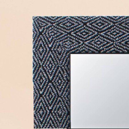 Miroir rectangulaire bois clair 102x72cm | Hashtag Déco