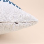 Coussin extérieur rayé en tissu 40x40 cm | Hashtag Déco