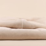 Sweat plaid ultra doux en polyester gris avec poche | Hashtag Déco