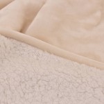 Sweat plaid ultra doux en polyester gris avec poche | Hashtag Déco