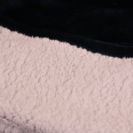 Sweat plaid ultra doux en polyester gris avec poche | Hashtag Déco