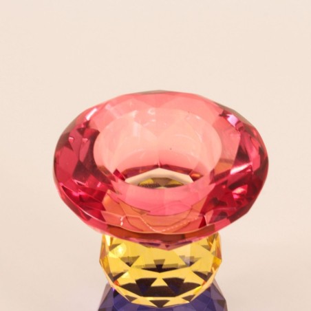 Bougeoir cristal 3 couleurs élégant et chic | Hashtag Déco