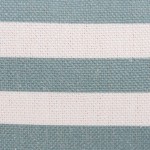 Coussin extérieur rayé en tissu bleu 30x50cm | Hashtag Déco