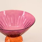 Coupe bicolore en cristal à facettes élégante | Hashtag Déco