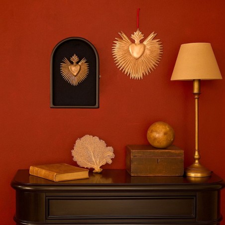 Boîte à clés ex-voto noire, MDF | Hashtag Déco