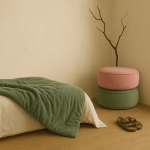 Pouf coussin velours XL 65x25 cm élégant | Hashtag Déco