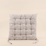 Galette de chaise coton motifs fleuris | Hashtag Déco