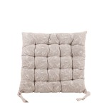 Galette de chaise coton motifs fleuris | Hashtag Déco