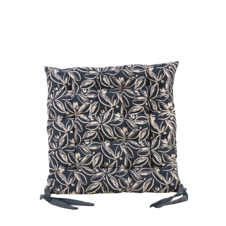 Galette de chaise coton motifs fleuris | Hashtag Déco