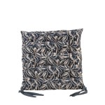 Galette de chaise coton motifs fleuris | Hashtag Déco