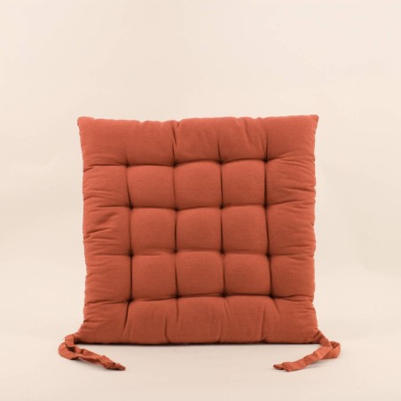 Galette de chaise coton motifs fleuris | Hashtag Déco