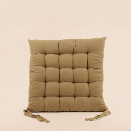 Galette de chaise coton motifs fleuris | Hashtag Déco