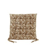 Galette de chaise coton motifs fleuris | Hashtag Déco