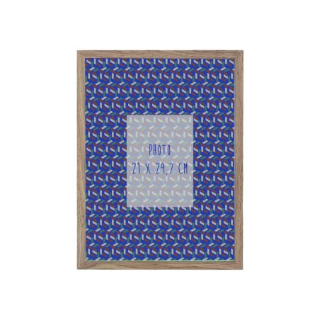 Cadre photo en bois motifs feuillage naturel | Hashtag Déco