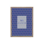 Cadre photo en bois motifs feuillage naturel | Hashtag Déco