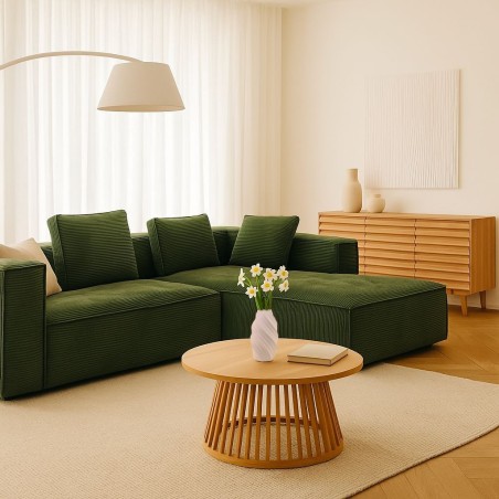 Vase twist porcelaine blanche granit 26cm | Hashtag Déco