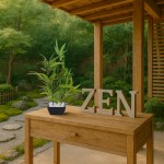 Lettre déco zen en bois naturel 49cm | Hashtag Déco