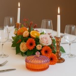 boîte en verre strié coloré 14x8cm chic et pratique | Hashtag Déco