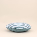 Coussin extérieur rond rayé 40cm en tissu | Hashtag Déco