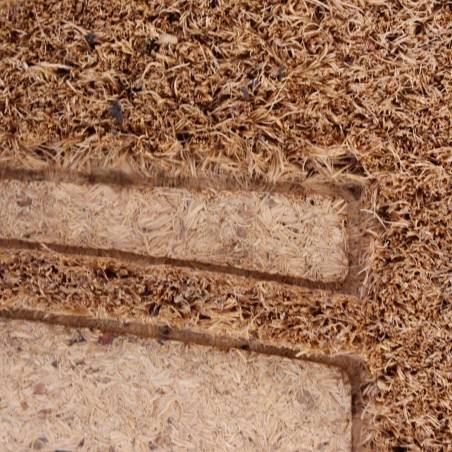 Paillasson coco marron motifs primitifs 40x60cm | Hashtag Déco