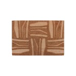Paillasson coco marron motifs primitifs 40x60cm | Hashtag Déco