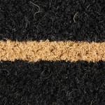 Paillasson coco noir beige "Hello" 25x75 cm | Hashtag Déco