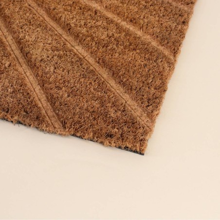 Paillasson coco motif soleil marron 25x75cm | Hashtag Déco