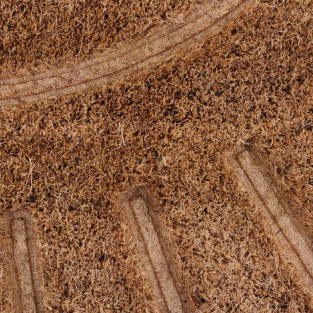 Paillasson coco motif soleil marron 25x75cm | Hashtag Déco