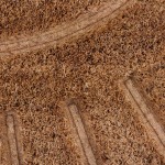 Paillasson coco motif soleil marron 25x75cm | Hashtag Déco