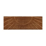 Paillasson coco motif soleil marron 25x75cm | Hashtag Déco