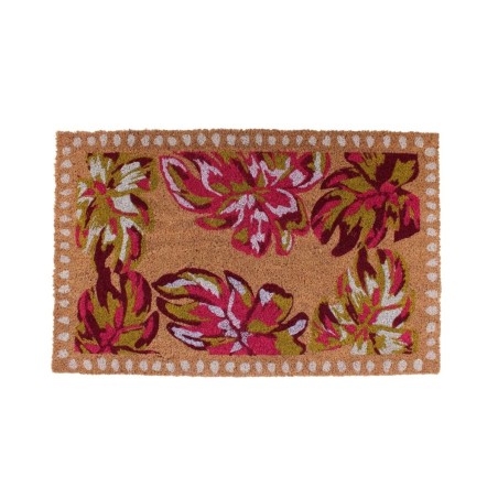 Paillasson coco rose floral 50x80 cm | Hashtag Déco