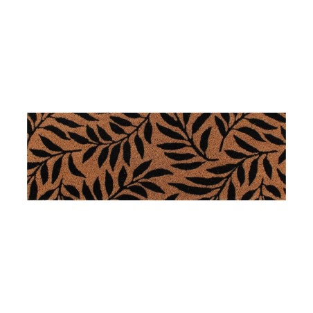 Paillasson coco marron motifs feuillages | Hashtag Déco