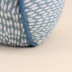 Coussin extérieur motifs organiques bleu | Hashtag Déco