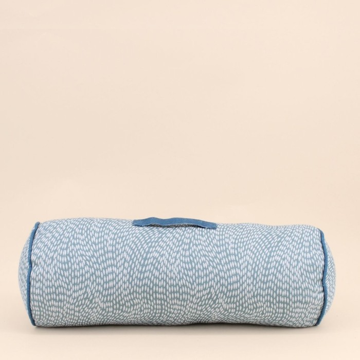 Coussin extérieur motifs organiques bleu | Hashtag Déco