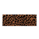 Paillasson coco léopard marron noir 25x75cm | Hashtag Déco
