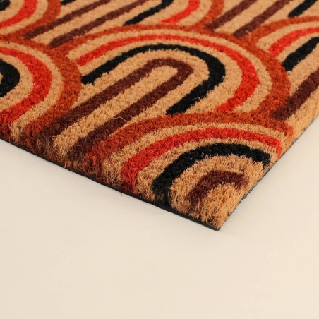 Paillasson coco multicolore arches 40x60cm | Hashtag Déco