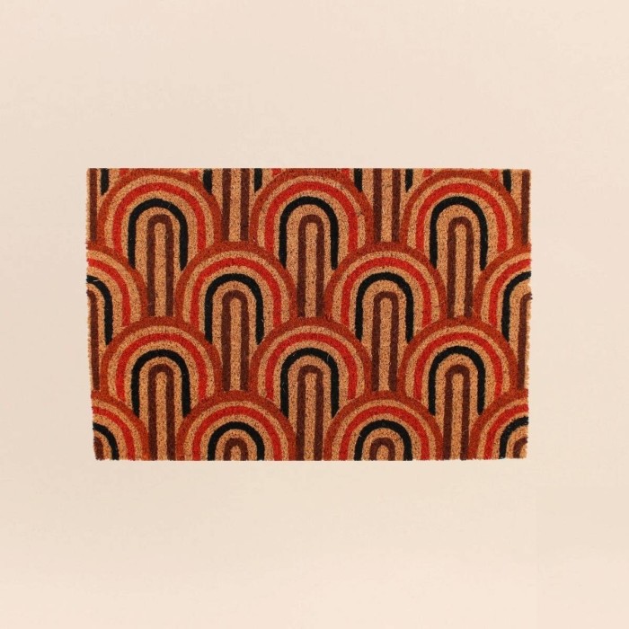 Paillasson coco multicolore arches 40x60cm | Hashtag Déco