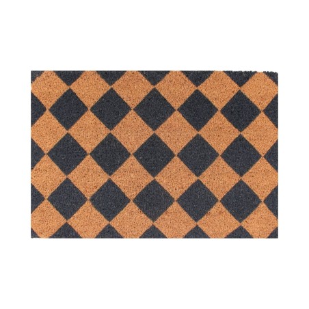 Paillasson coco damiers 40x60cm, style moderne | Hashtag Déco