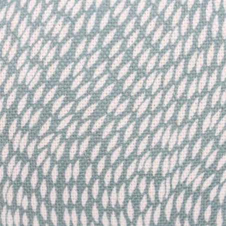 Coussin extérieur motifs organiques bleu | Hashtag Déco