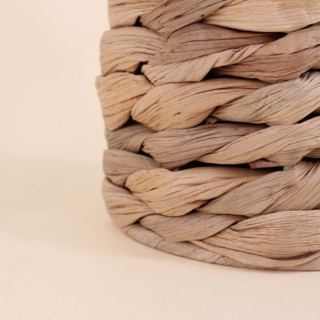 Cactus en fibres naturelles beige 35cm | Hashtag Déco