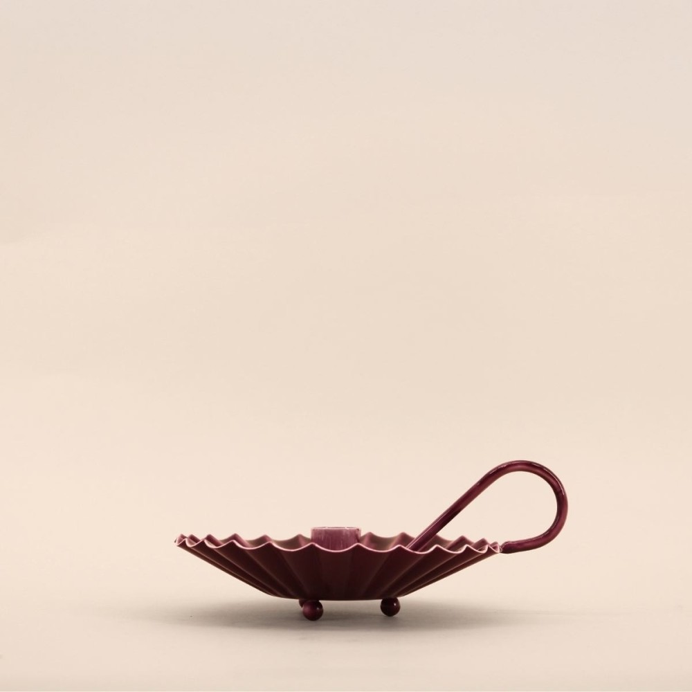 Bougeoir métal laqué moderne - Plusieurs couleurs | Hashtag Déco