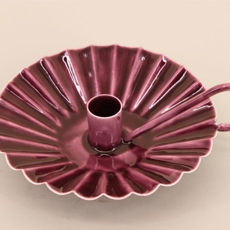 Bougeoir métal laqué moderne - Plusieurs couleurs | Hashtag Déco