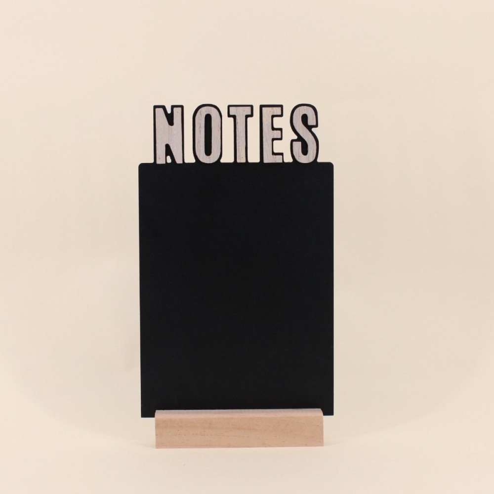 Memoboard en ardoise noire 39x22cm chic et pratique | Hashtag Dé Memoboard en ardoise noire 39x22cm chic et pratique | Hashtag Dé