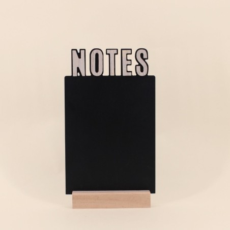Memoboard en ardoise noire 39x22cm chic et pratique | Hashtag Dé
