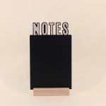 Memoboard en ardoise noire 39x22cm chic et pratique | Hashtag Dé